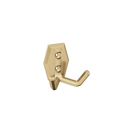 Amerock Benton Transitional Double Prong Champagne Bronze Wall Hook H37008CZ